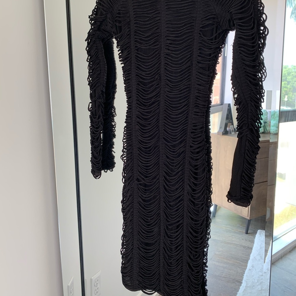 Black cocktail dress